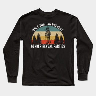 Prevent Gender Reveal Parties Vintage Long Sleeve T-Shirt